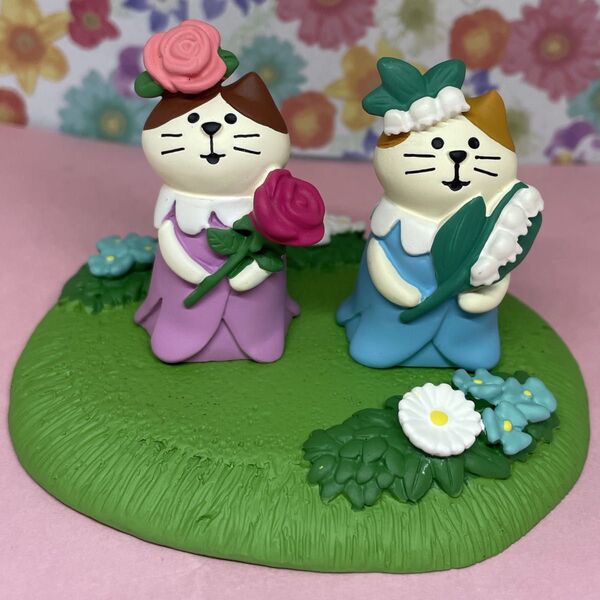 デコレ コンコンブル お花畑野の花&フラワーにゃんこすずらん&ローズ 送料無料 3個割5%OFF