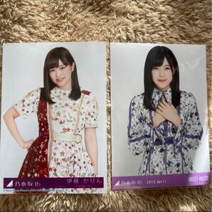 乃木坂46 生写真 伊藤かりん 柴田柚菜