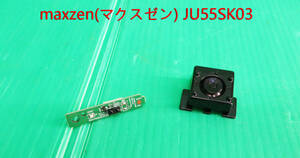 T-4265▼送料無料！maxzen 　液晶テレビテレビ　JU55SK03　LEDバックライト 2018年製　リモコン受光部基板+電源スイッチ　部品　修理/交換