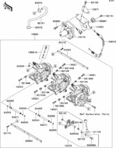 Kawasaki 900STX'05 OEM section (Carburetor) parts Used [K1808-06]_画像3