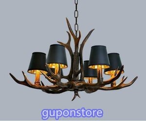  special price * beautiful goods. deer. angle. chandelier pendant light retro lighting living chandelier counter ceiling lighting * Vintage style pendant 