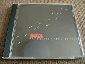 ニーノ・ロータ「ROTA MUSIC TO THE FILMS OF FELLINI」オムニバス盤　11曲　輸入盤 