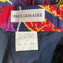 【PAUL LEMAIRE スカート　Mサイズ　派手柄】派手色　カラフル　レディース　ボトムス　フレア　古着　ビンテージ【B7-2②】0317_画像8