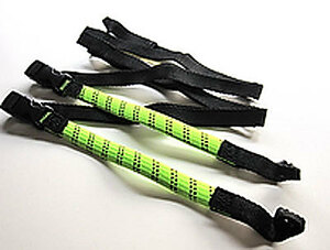 インフィニクス ROKstraps ストレッチ アジャスタブル ストラップ BP（スモール）タイプ 2本入 ハイビズグリーン Hi-Viz GREEN ROK00307