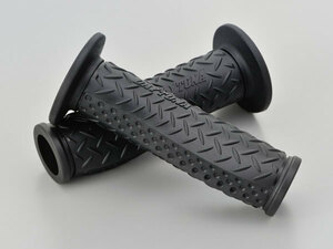 デイトナ DAYTONA GRIPPY GRIP グリッピーグリップ φ22.2ハンドル用 【GG-D-ADV】 ブラック×ブラック 122mm エンド貫通 25146