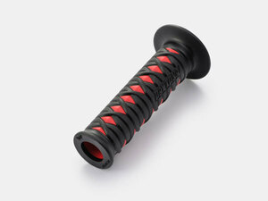 デイトナ DAYTONA GRIPPY GRIP グリッピーグリップ 【GG-D-KATANA】 ブラック×レッド 125mm エンド貫通 97482