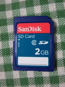 SanDisk SD memory card 2GB Class2