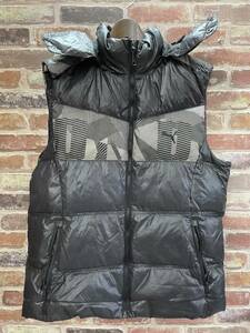  free shipping S72400 PUMA puma Puma hood down vest men's outer 