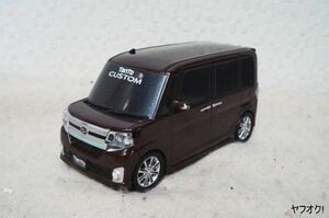 ダイハツ タント カスタム プルバックミニカー 茶系 非売品