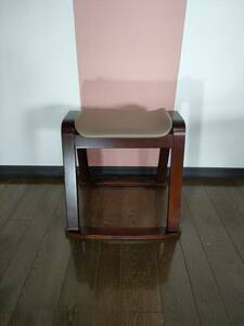 H-283 椅子 木製 スツール スタッキング ベージュ サイズ43cm 46cm 43.5cm