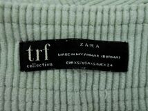 ZARA TRF ザラ トラファ コーデュロイ ボタンフライ ワイド パンツ sizeXS/ミント ◇■ ☆ dca2 レディース_画像6