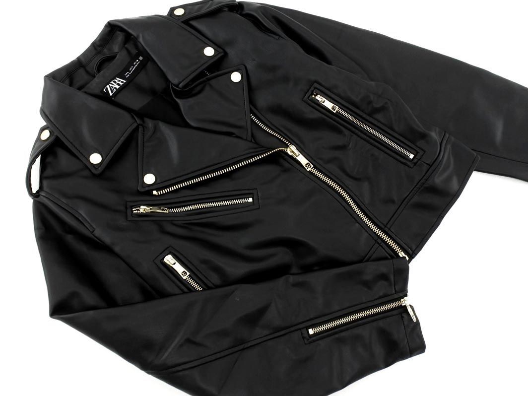 ヤフオク! -zara レザー ジャケットの中古品・新品・未使用品一覧