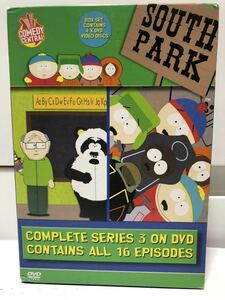 貴重！　south park サウスパーク　DVD 4枚組　series3 全352分　16エピソード収録　シリーズ3 入手困難