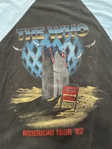 【貴重・ビンテージ】80s THE WHO ラグラン バンド Tシャツ オリジナル ROLLING STONES ローリングストーンズ_画像2