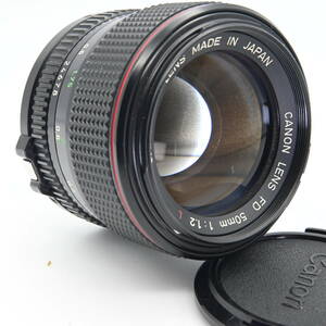 〇0315　【動作確認済み・作例付き】CANON LENS FD 50mm f1.2 L Canon キャノン レンズ MF マニュアルフォーカス