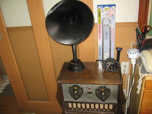  Gifu departure! vacuum tube radio trumpet. extra attaching used 
