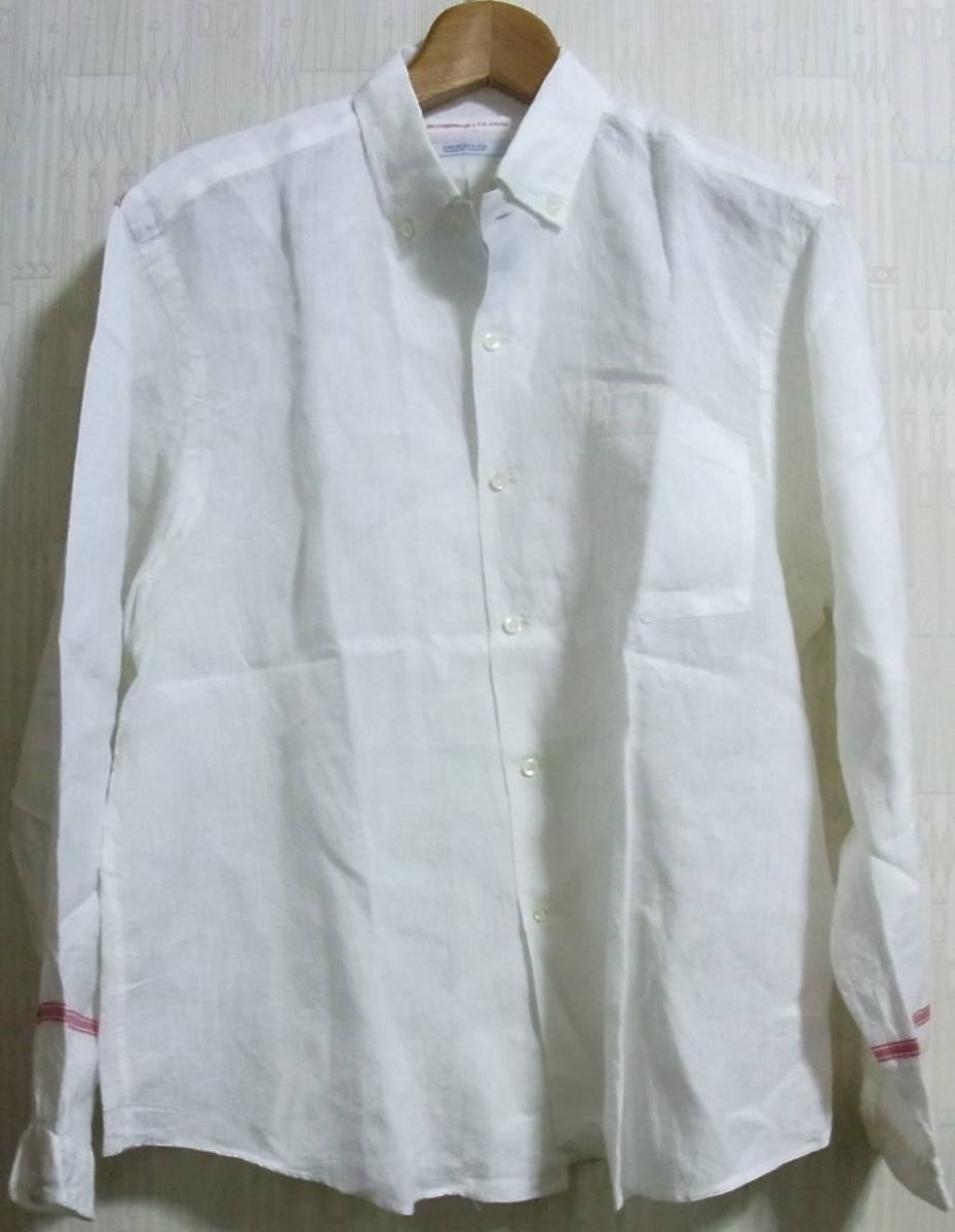 grown in the sun リネンシャツ ダストグレー　ユニセックス 新品】GROWN IN THE SUN MINTENS限定品 special dust linen