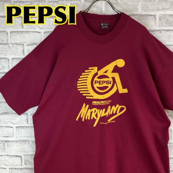 PEPSI ペプシ フルーツオブザルーム 黒タグ 90s Tシャツ 半袖 輸入品 春服 夏服 海外古着 会社 企業 ジュース コーラ ヴィンテージ