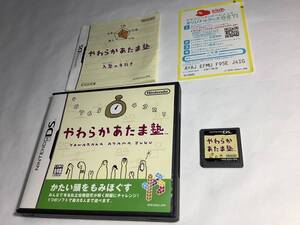 やわらか あたま塾/NINTENDO DS/かたい頭をもみほぐす/全年齢対象/2005 Nintendo/中古品