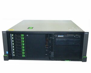  Fujitsu PRIMERGY TX140 S2 PYT142R2M подставка модель Xeon E3-1220 V3 3.1GHz память 4GB HDD 900GB×8(SAS 2.5 дюймовый ) DVD-ROM AC*2