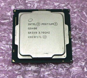  used CPU Intel Pentium Gold G5400 3.70GHz SR3X9 operation goods 