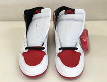 ★新品未使用★送料無料■NIKE/ナイキ■AIR JORDAN/エアジョーダン1 Heritage 25cm WHITE/UNIVERSITY RED-BLACK★埼玉発送★ゆ_画像5