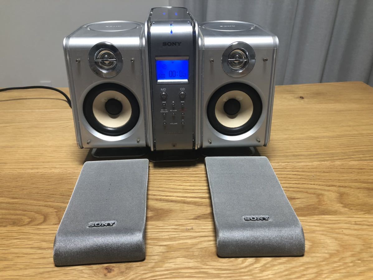 送料込 ソニーCD/MDミニステレオコンポ LAM-Z3即落札オマケあり