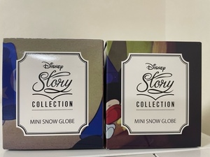  Mickey snow glove 2 piece set snow dome unused! free shipping!