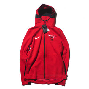 NIKE DRY SHOWTIME FZ HOODIE ”CHICAGO BULLS” Lサイズ シカゴ ブルズ パーカー NBA スウェット ナイキ