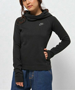 ウィメンズ ナイキ テックフリース パーカー NIKE TECH FLEECE HOODIE 683799-010 XLサイズ