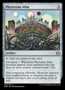 MTG ■無/英語版■ 《ファイレクシアの大地図/Phyrexian Atlas》ファイレクシア：完全なる統一 ONE