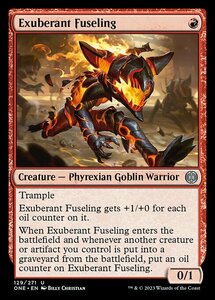 MTG ■赤/英語版■ 《溌剌としたヒューズリング/Exuberant Fuseling》ファイレクシア：完全なる統一 ONE