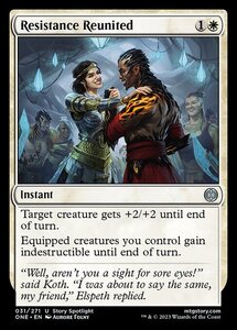 MTG ■白/英語版■ 《レジスタンス再結成/Resistance Reunited》ファイレクシア：完全なる統一 ONE