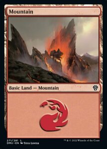 MTG ■土地/英語版■ 《山/Mountain》★FOIL★ 団結のドミナリア DMU