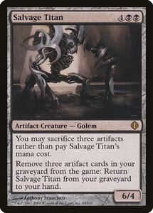 MTG ■黒/英語版■ 《回収するタイタン/Salvage Titan》アラーラの断片 ALA