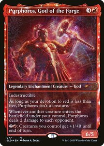 MTG ■赤/英語版■ 《鍛冶の神、パーフォロス/Purphoros, God of the Forge》★FOIL★Secret Lair SLD