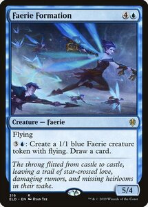 MTG ■青/英語版■ 《フェアリーの陣形/Faerie Formation》エルドレインの王権 ELD 　