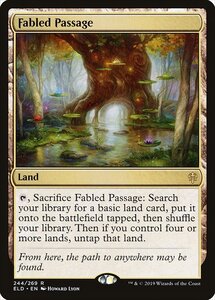 MTG ■土地/英語版■ 《寓話の小道/Fabled Passage》★FOIL★エルドレインの王権 ELD