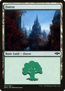 MTG ■土地/英語版■ 《森/Forest》★FOIL★ ラヴニカの献身 RNA