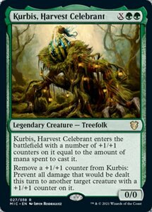 MTG ■緑/英語版■ 《収穫の祝賀者、クルビス/Kurbis, Harvest Celebrant》イニストラード:真夜中の狩り統率者 MIC