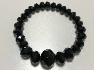  onyx 23.6g diamond cut bracele 