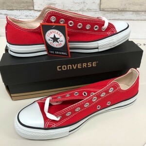 red 29cm Converse canvas all Star low cut M9696 new goods!