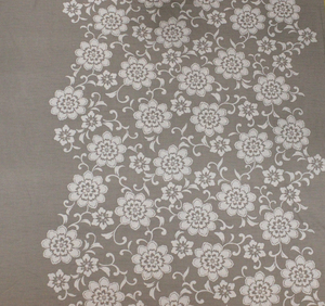 # furoshiki 150 kimono parcel [ flower Tang . gray ]150cm ( large ....) M66-22007-401