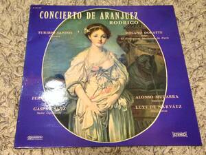 ロドリゴ , トゥリビオ・サントス , ローランド・ドゥアット , Collegium Musicum De Paris - Concierto De Aranjuez (France盤)
