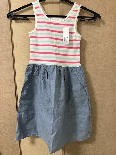 値下げ　GAP 120センチ　ノースリーブ　ワンピース　新品　タグ付き