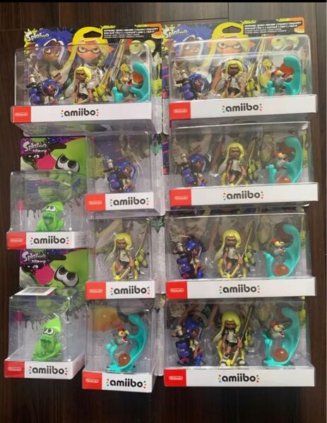 【全部で10個】スプラトゥーン3 amiiboアミーボ