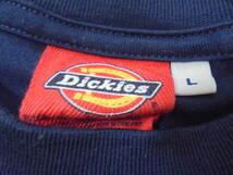 Dickies ディッキーズ 半袖 Tシャツ L 紺（122）_画像4