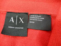 AX アルマーニエクスチェンジ 赤 半袖 ポロシャツ S（123）_画像4