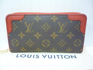 LOUIS VUITTON ルイ・ヴィトン モノグラム ジッピーウォレット レティーロ ② 赤 長財布 M61854 a