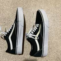 VANS バンズ old skool オールドスクール ブラック／ホワイト 25_画像5